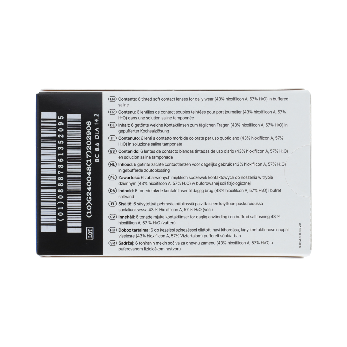 Eyefresh Eye Fresh maandlenzen 6-pack -4.25 6.00 Stuks