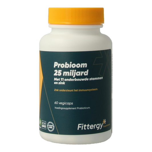 Fittergy Probioom kuur 25 miljard 60 Vegetarische capsules