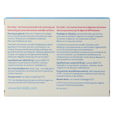 Kerutabs Lactase enzym 4600 FCC 15 Tabletten