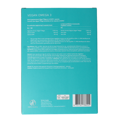Perfect Health Vegan omega 3 90.00 Softgels