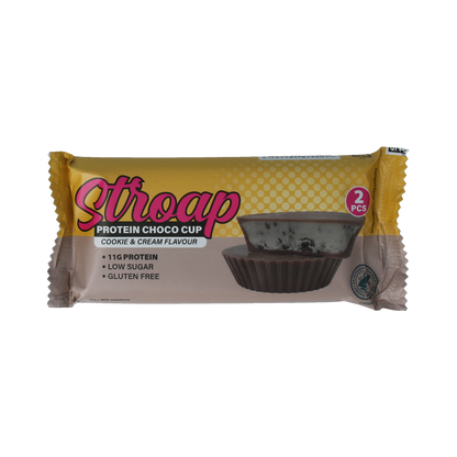 Stroap Protein choco cups cookie & cream 42.00 Gram