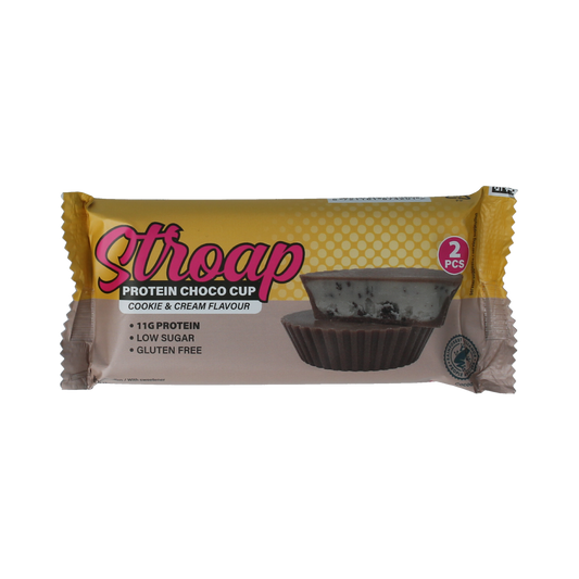 Stroap Protein choco cups cookie & cream 42.00 Gram