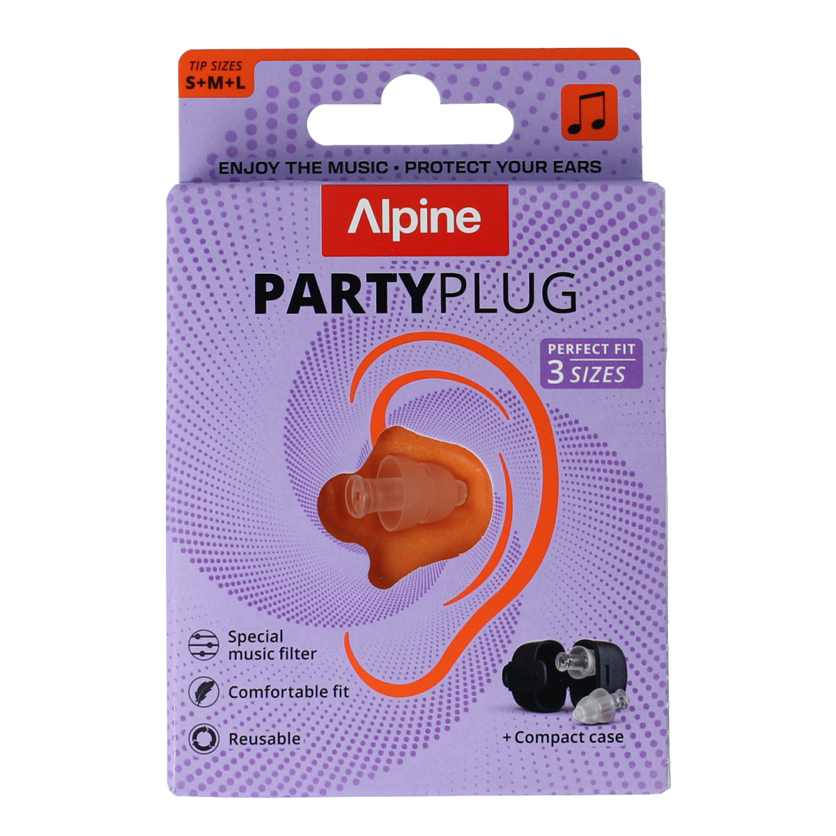 Alpine Partyplug transparant 1.00 Paar