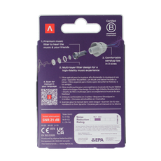 Alpine Partyplug pro transparant 1 Paar