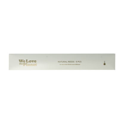 We Love The Planet Natural reeds geurstokjes voor 100ml diffuser 5.00 Stuks