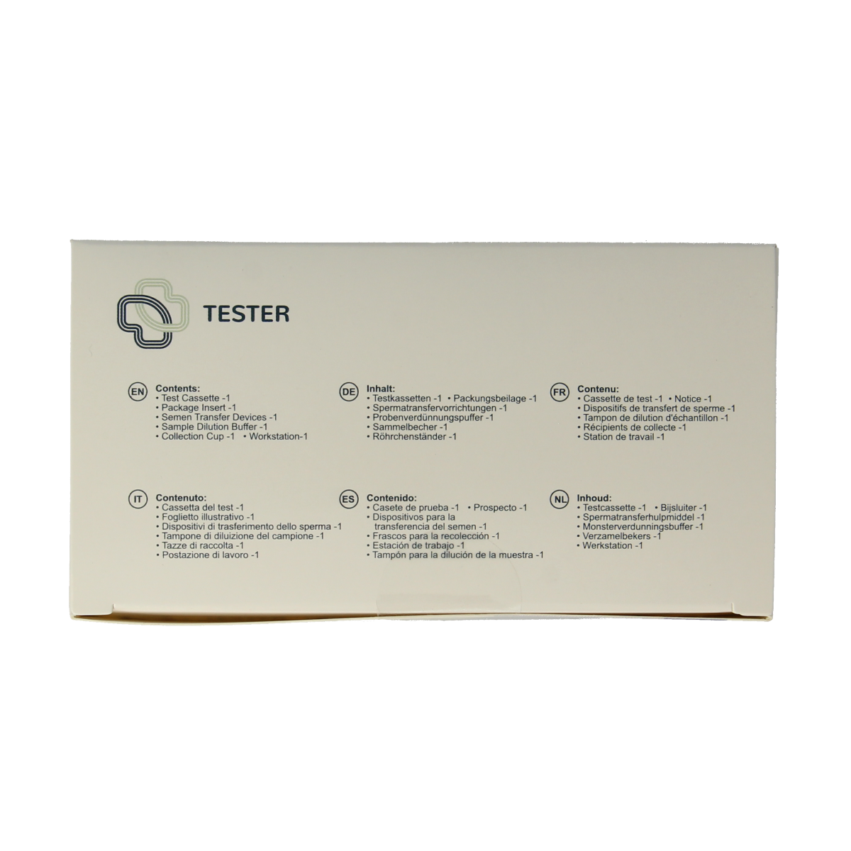 The Tester Vruchtbaarheidstest man 1.00 Stuks