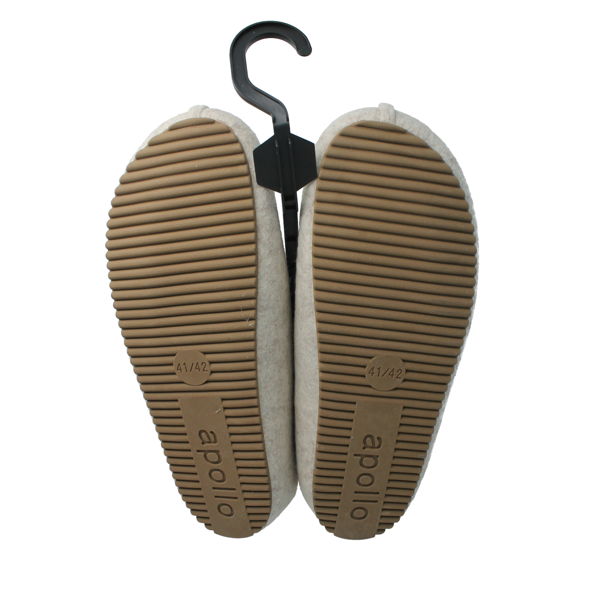Apollo Zweedse slof beige 41/42 heren 1.00 Paar