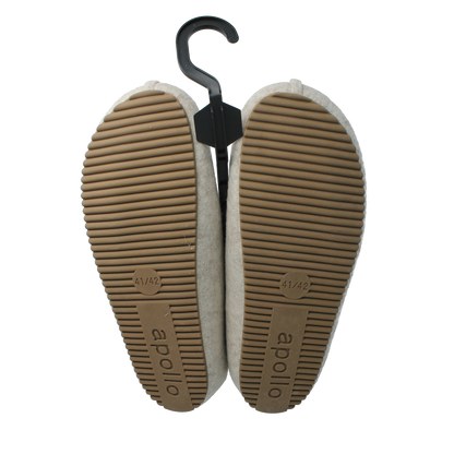 Apollo Zweedse slof beige 41/42 heren 1.00 Paar