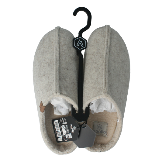 Apollo Zweedse slof beige 37/38 dames 1 Paar
