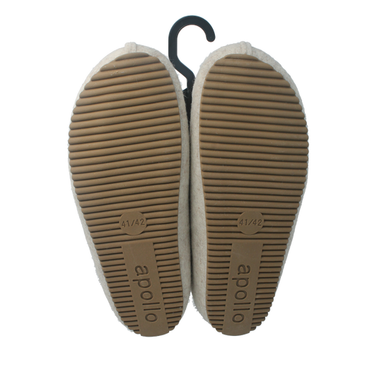 Apollo Zweedse slof beige 41/42 dames 1 Paar