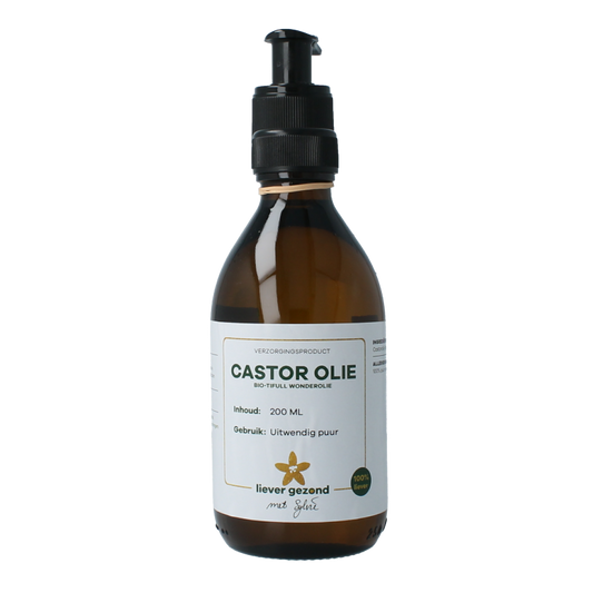 Liever Gezond Castor olie wonderolie 200 Milliliter