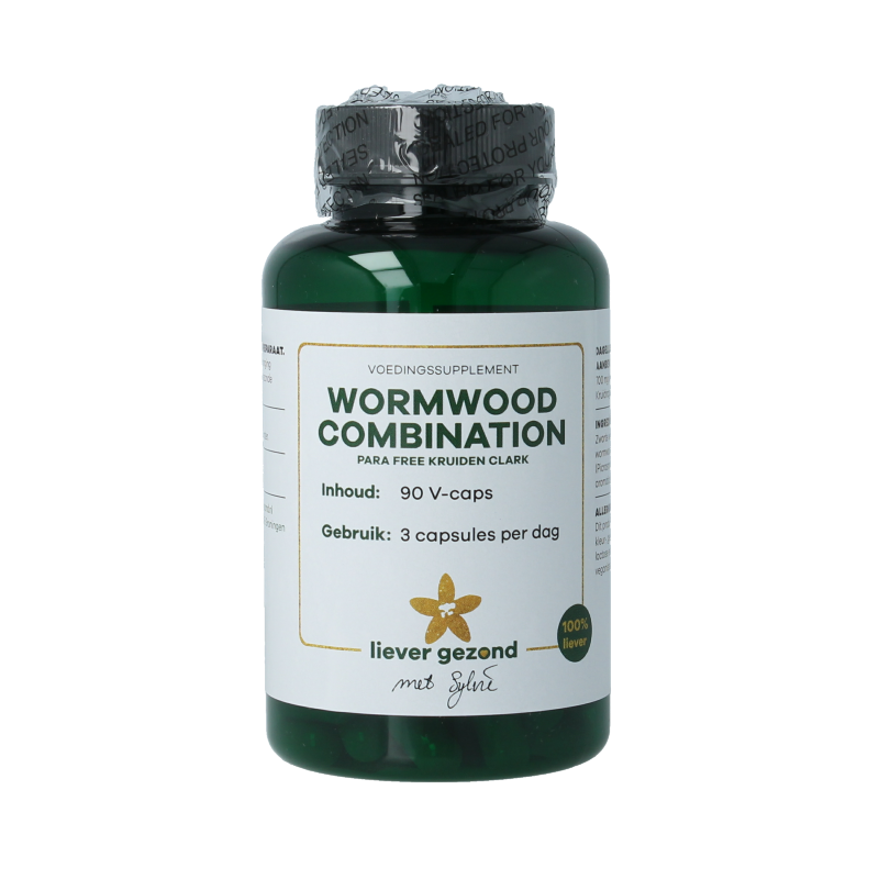 Liever Gezond Wormwood combination para free kruiden clark 90 Vegetarische capsules