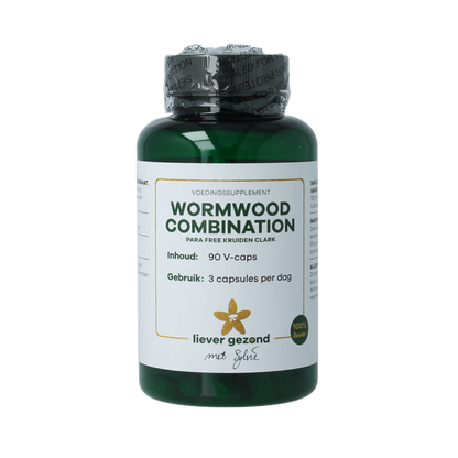 Liever Gezond Wormwood combination para free kruiden clark 90 Vegetarische capsules