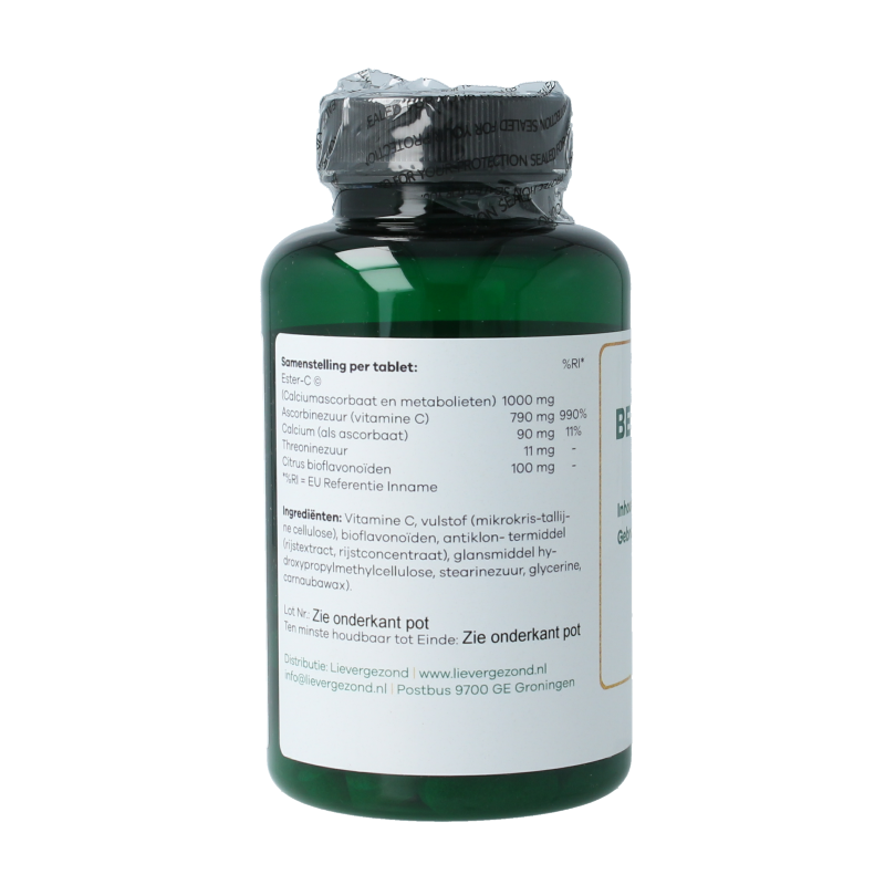 Liever Gezond Cal C 1000 be gentle C 90 Vegetarische capsules