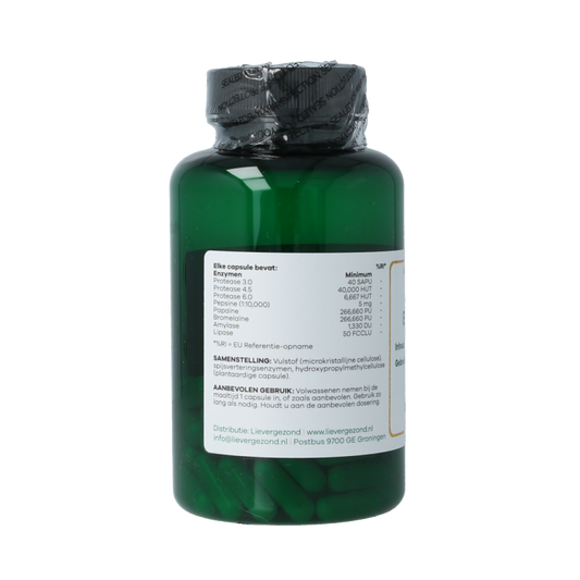 Liever Gezond Plant enzymen 60 Vegetarische capsules