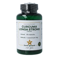 Liever Gezond Curcuma longa strong/ kurkuma 90 Vegetarische capsules