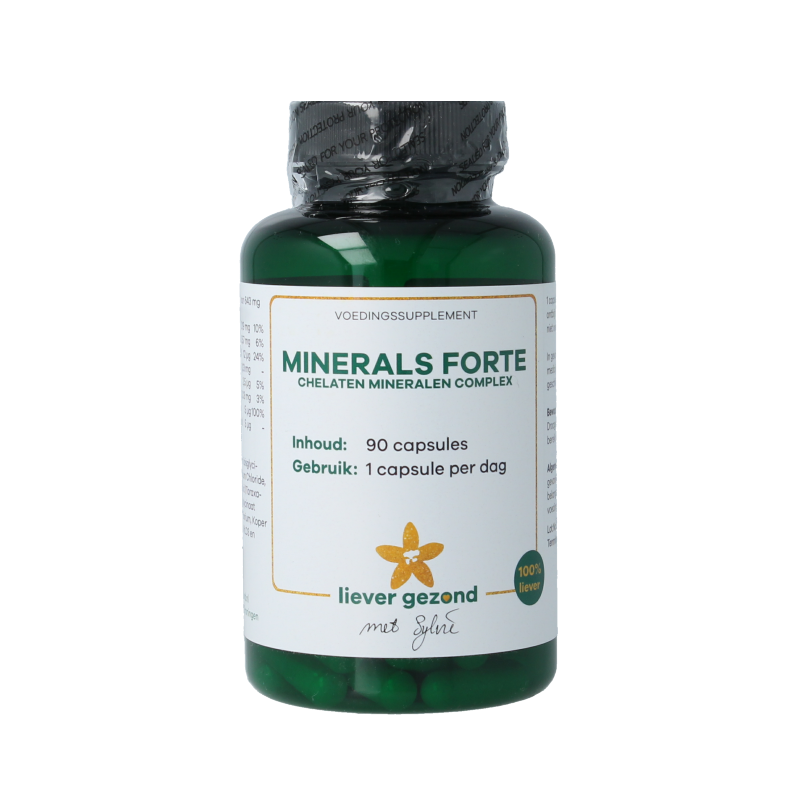 Liever Gezond Minerals chelaten mineralen complex 90 Vegetarische capsules
