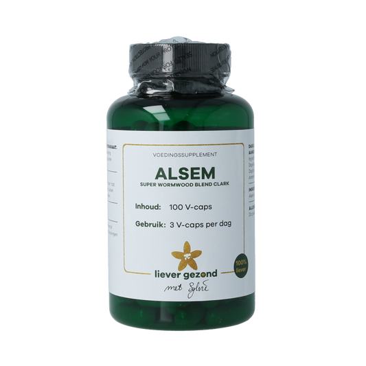 Liever Gezond Alsem super wormwood blend clark 100 Vegetarische capsules