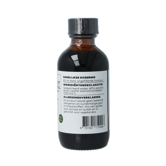 Liever Gezond Zwarte walnootschil tinctuur clark 60.00 Milliliter