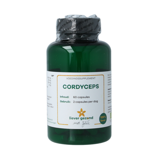Liever Gezond Cordyceps 800mg organic 60 Vegetarische capsules