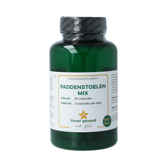 Liever Gezond Paddenstoelenmix 525mg bio 60 Vegetarische capsules