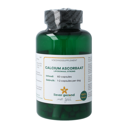 Liever Gezond Calcium ascorbaat liposomaal strong 60 Vegetarische capsules