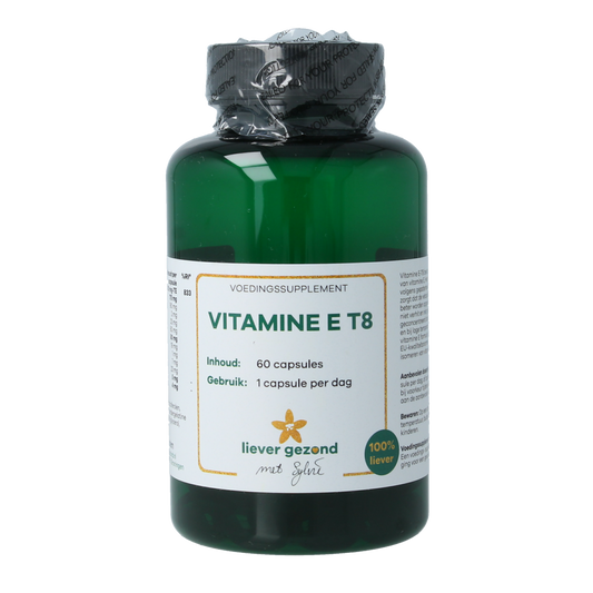 Liever Gezond Vitamine E T8 60.00 Vegetarische capsules