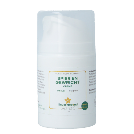 Liever Gezond Spier en gewrichtscreme 50 Gram