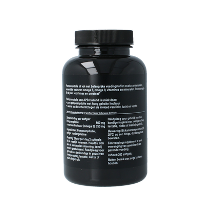 APB Holland Pompoenpitolie puur 500mg 200.00 Softgels