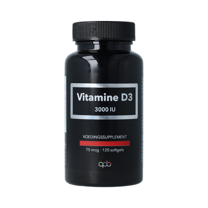 APB Holland APB Holland Vitamine D3 - 3000IU - 75 mcg 120.00 Softgels