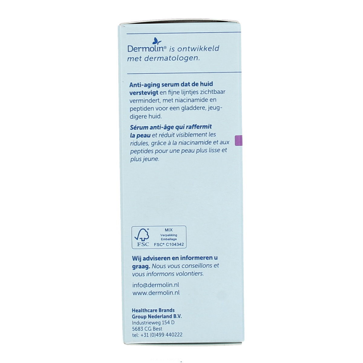 Dermolin Serum anti-aging met pipet 30.00 Milliliter