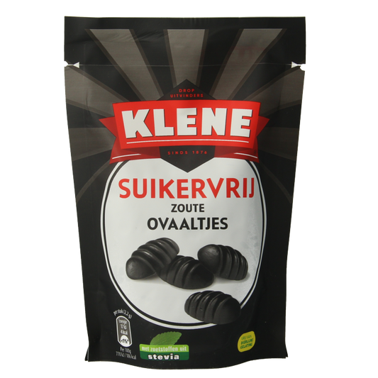 Klene Zoute ovaaltjes suikervrij 110 Gram