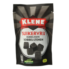 Klene Dubbelzout dobbelstenen suikervrij zakje 110.00 Gram