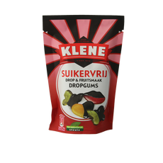 Klene Dropgums suikervrij 110.00 Gram