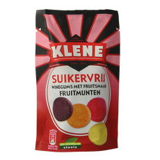 Klene Fruitmunten suikervrij 110 Gram