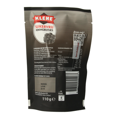 Klene Honingbijtjes suikervrij 110.00 Gram