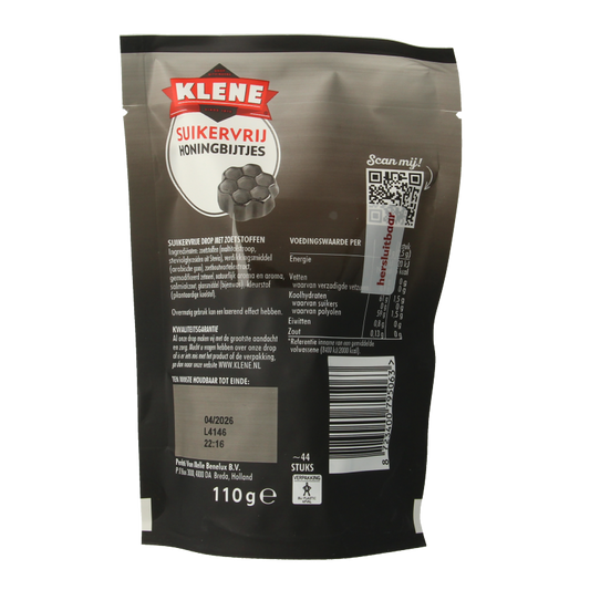 Klene Honingbijtjes suikervrij 110 Gram