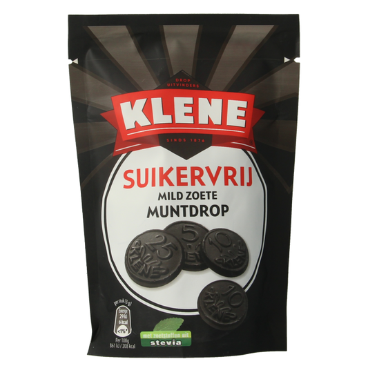 Klene Muntdrop suikervrij 100 Gram