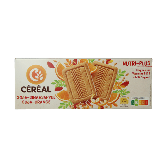Cereal Koekjes soja/sinaasappel 280 Gram