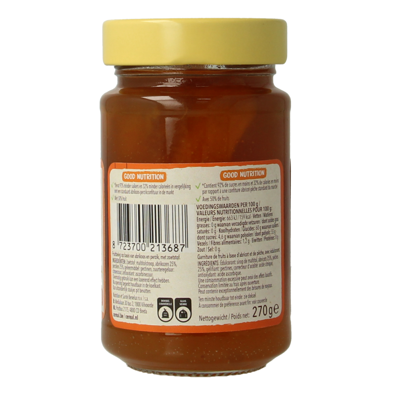 Cereal Fruit abrikoos perzik 270 Gram
