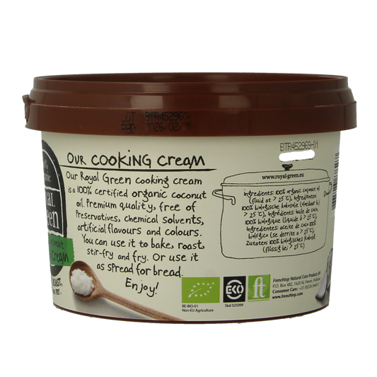 Royal Green Kokos cooking cream odourless bio 500.00 Milliliter