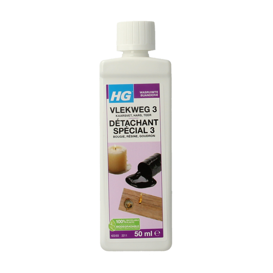 HG Vlekweg nr. 3 kaarsvet/hars/etc 50 Milliliter