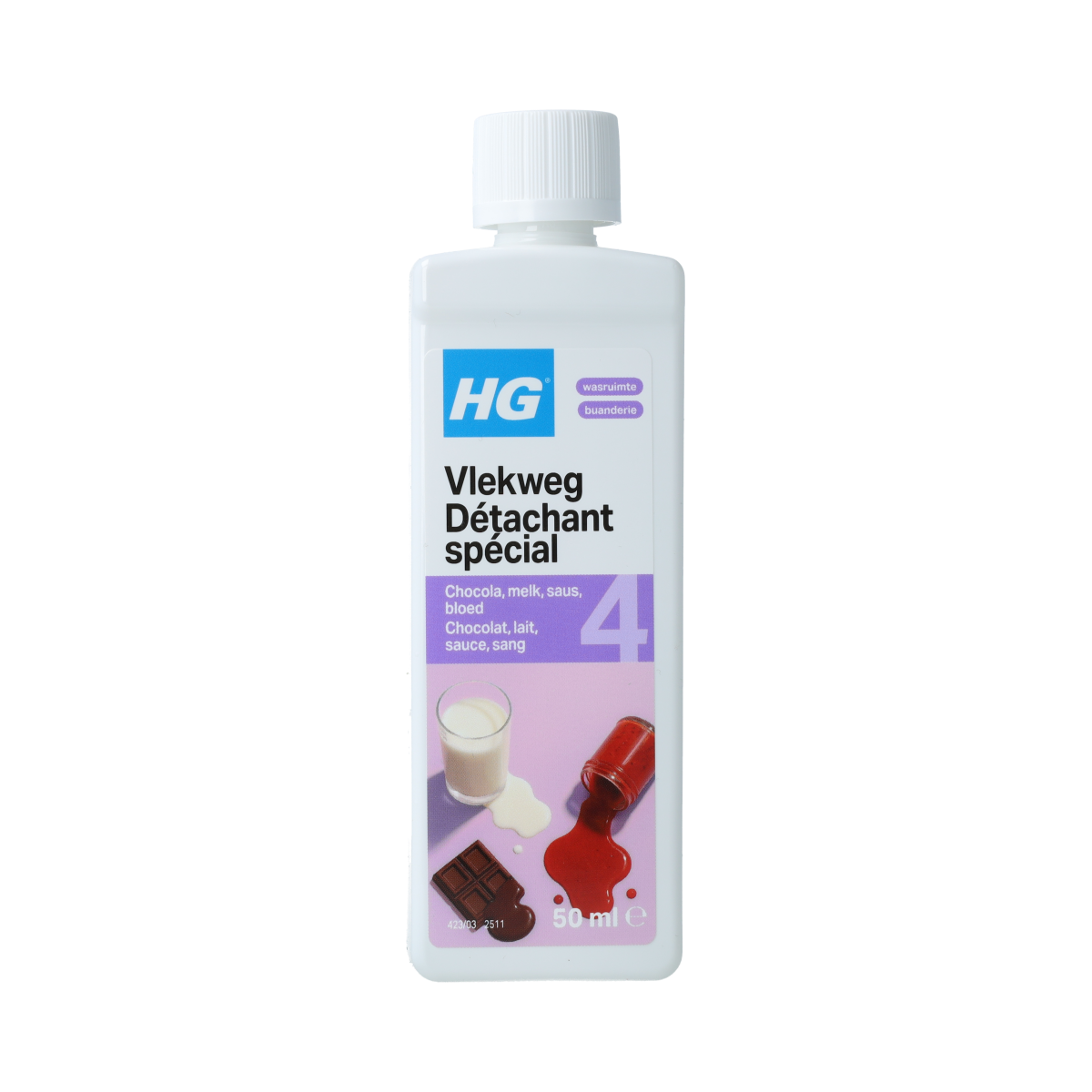 HG Vlekweg nr. 4 bloed/eiwit/saus 50.00 Milliliter