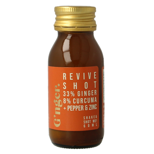 G'nger Shot gember vruchtensap kurkuma revive 60 Milliliter