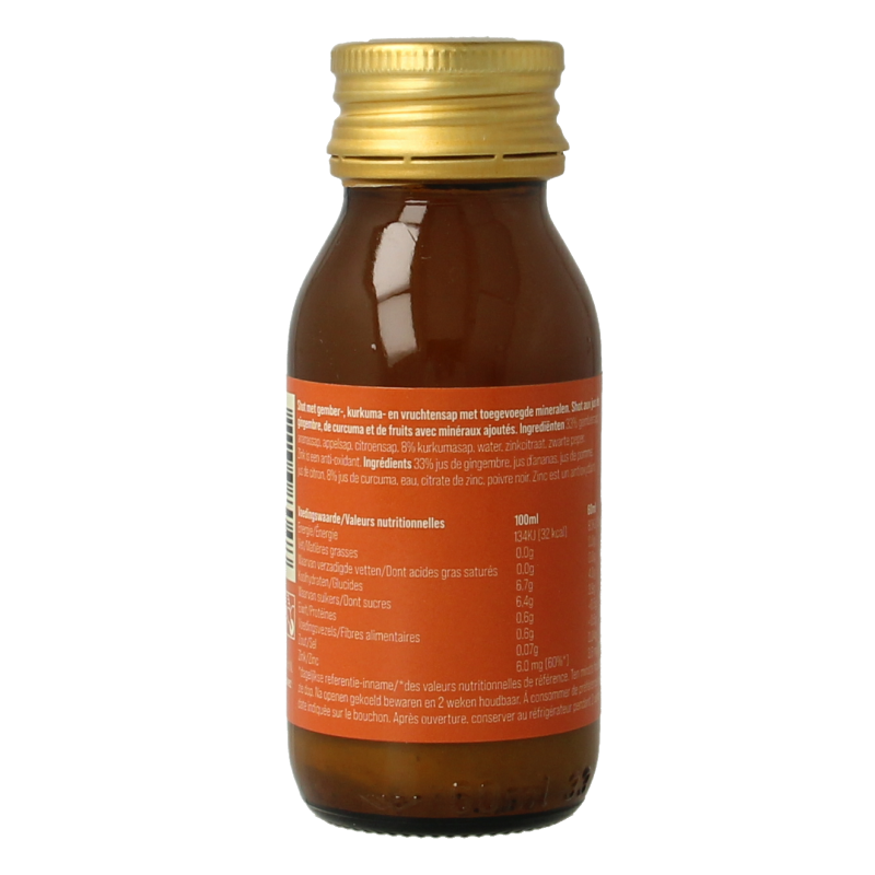 G'nger Shot gember vruchtensap kurkuma revive 60 Milliliter