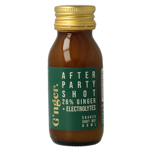 G'nger Shot gember vruchtensap after party 60 Milliliter