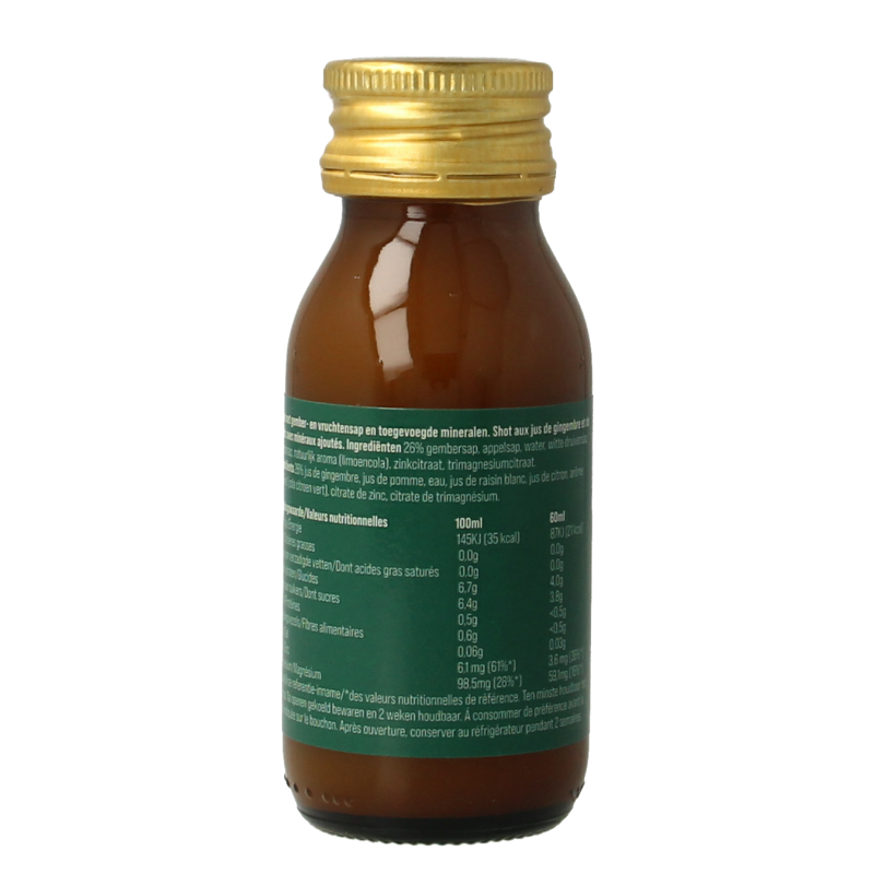 G'nger Shot gember vruchtensap after party 60 Milliliter