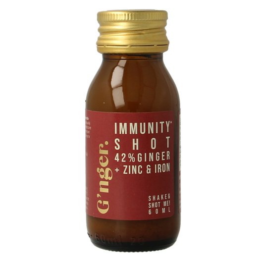 G'nger Shot gember vruchtensap immunity 60 Milliliter