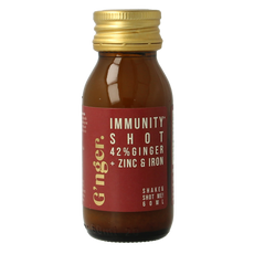 G'nger Shot gember vruchtensap immunity 60.00 Milliliter