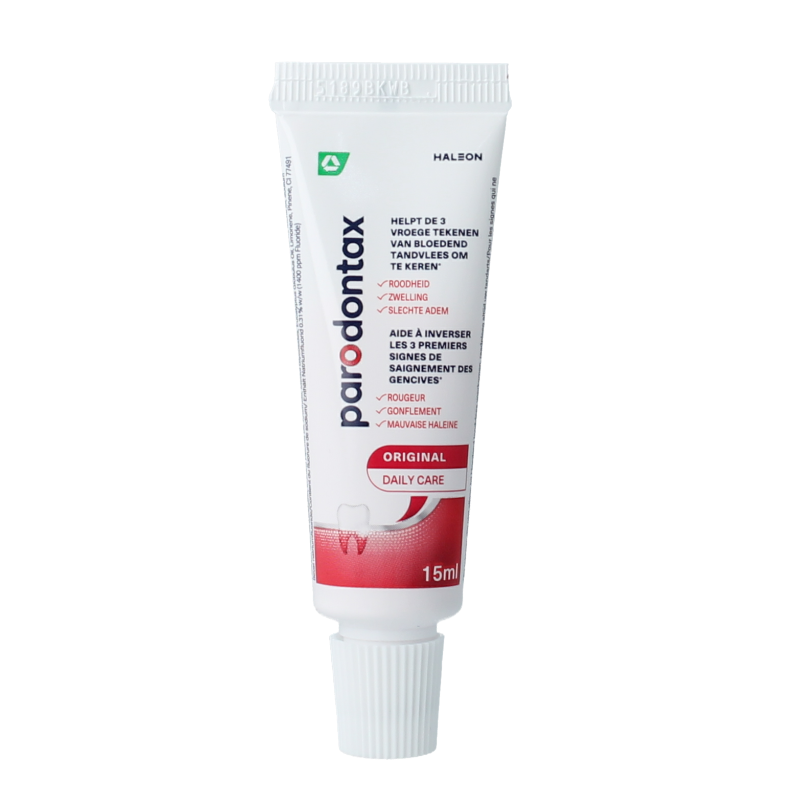 Parodontax Tandpasta daily fluoride 15 Milliliter